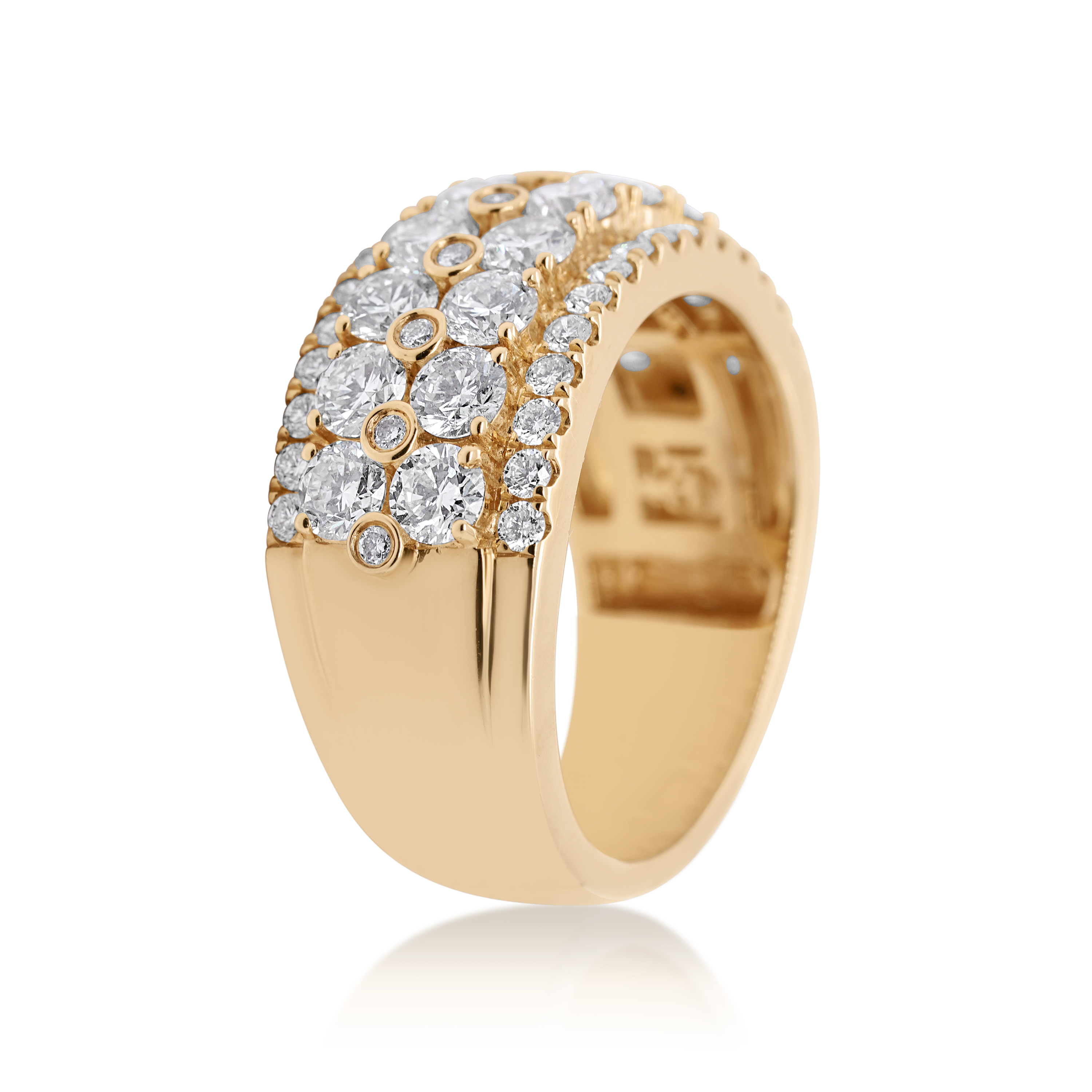 Diamond Ring 4.00 ct. 14K Yellow Gold